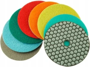 Krążek diamentowy szlifujący polerski na sucho go gresu i glazury 125mm grubość 200