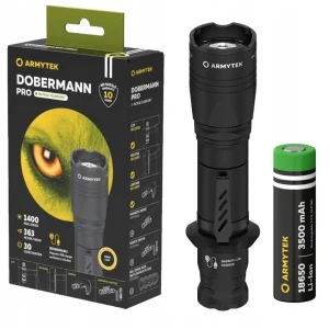 Latarka Armytek Dobermann Pro Magnet USB White 1500 lm