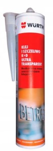 Klej i Szczeliwo K+D Ultra Transparent 290ml Wurth