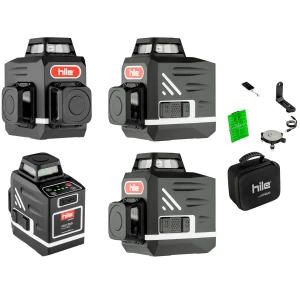 Laser krzyżowy 3 płaszczyznowy PRO Hile 3DG HI-L1003 3x360
